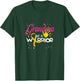 Grandma Of A Warrior | Yellow Ribbon | Childhood Cancer T-Shirt - T-Shirt | Forest