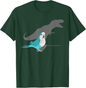 T-rex Blue Monk Parakeet, Funny Birb memes, Screaming Parrot T-Shirt - T-Shirt | Forest