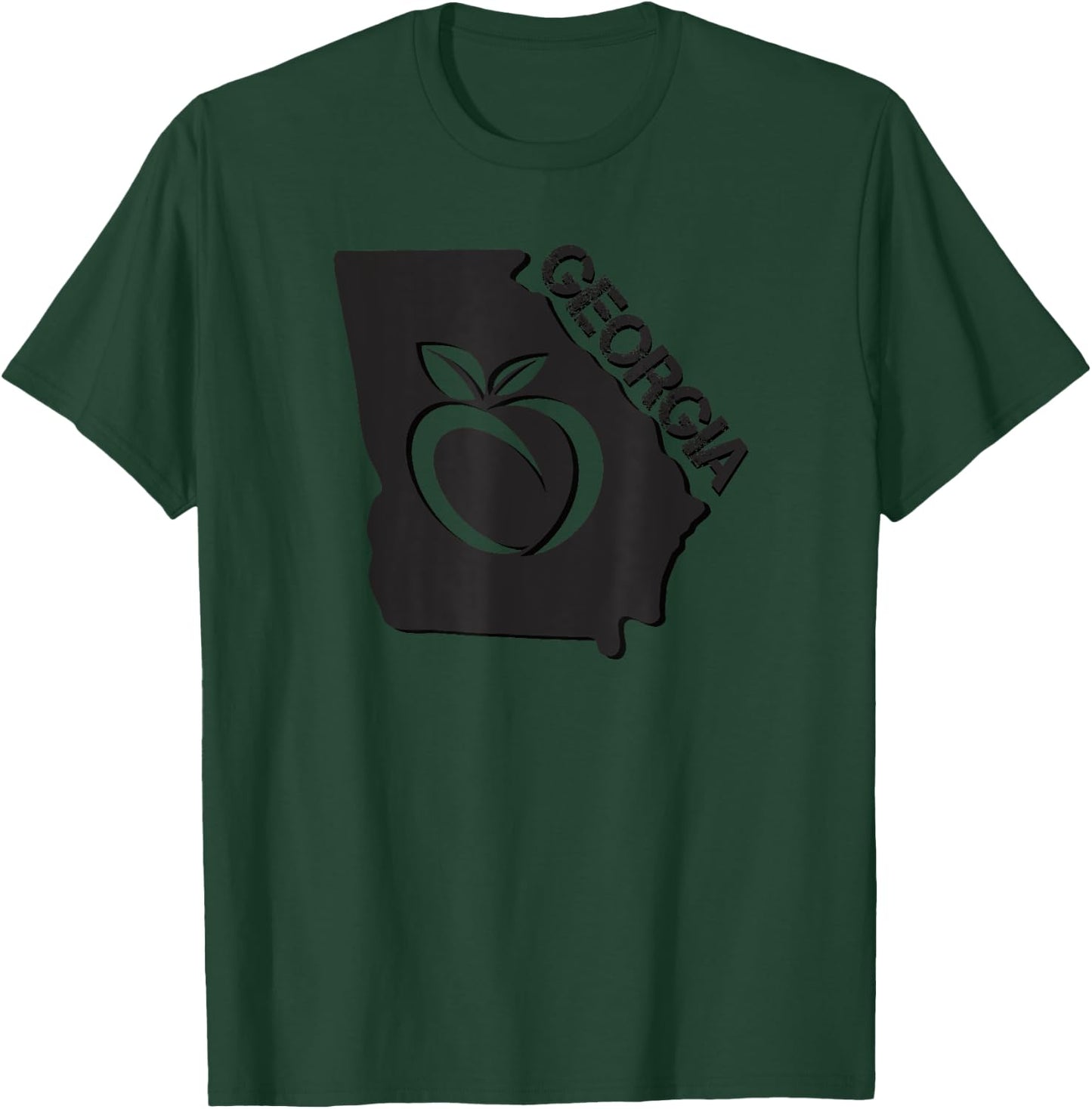 Georgia Ga Fan The Peach State T-Shirt - T-Shirt | Forest