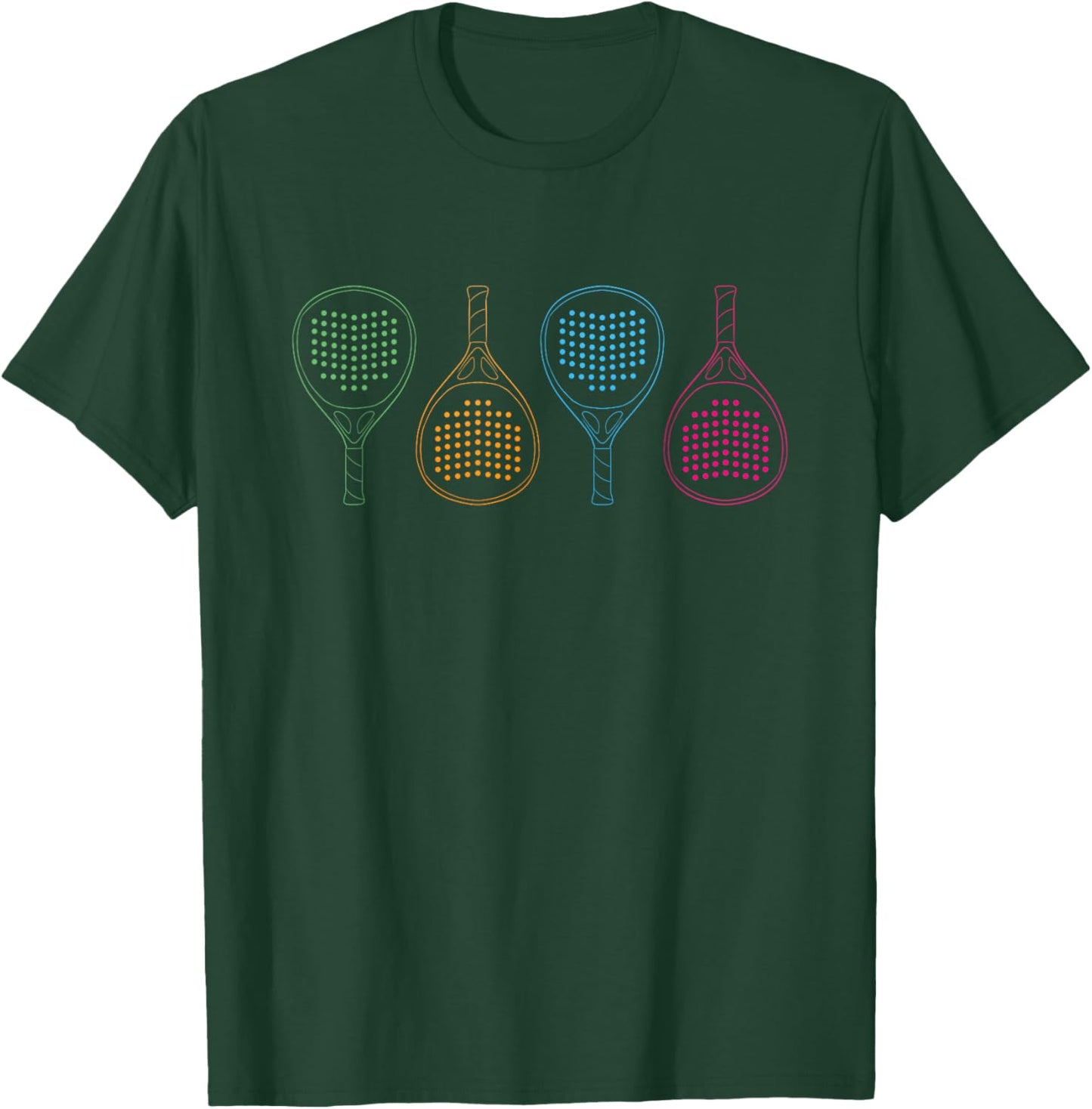 Padel Paddle Tennis Paddel Racquet Ball T-Shirt - T-Shirt | Forest
