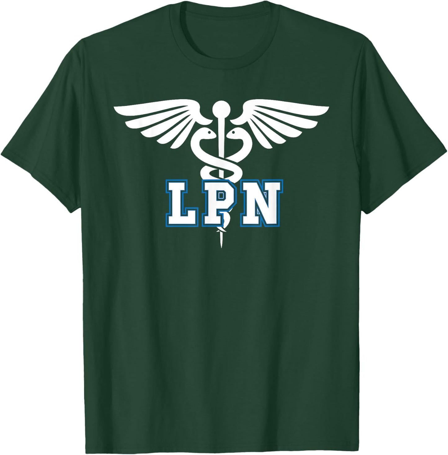 LPN Caduceus Licensed Practical Nurse LPN Nurse T-Shirt - T-Shirt | Forest