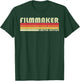 FILMMAKER Funny Job Title Profession Birthday Worker Idea T-Shirt - T-Shirt | Forest