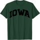 Iowa Gift, College University Text Sports Design T-Shirt - T-Shirt | Forest