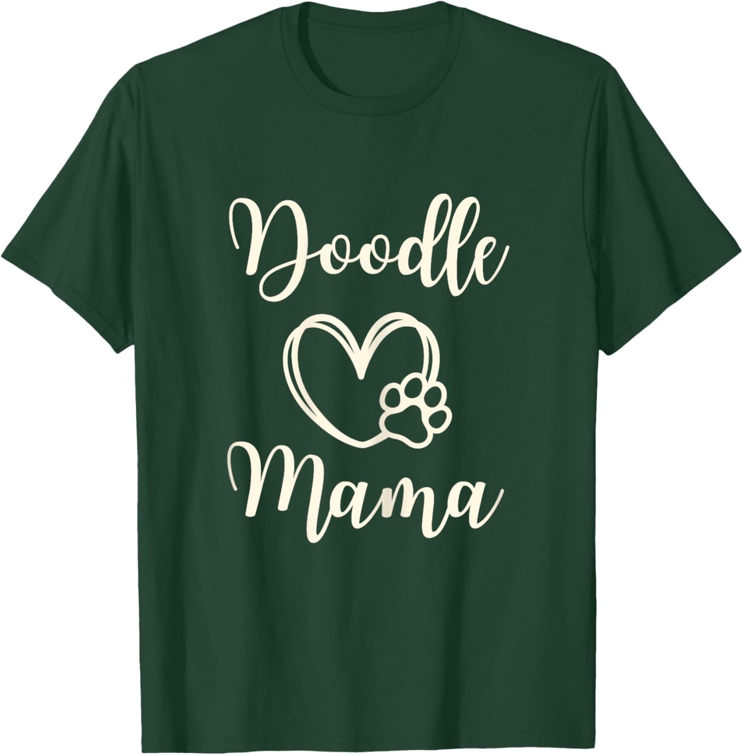Doodle Mom Gift Mama Funny Dog Goldendoodle T-Shirt - T-Shirt | Forest