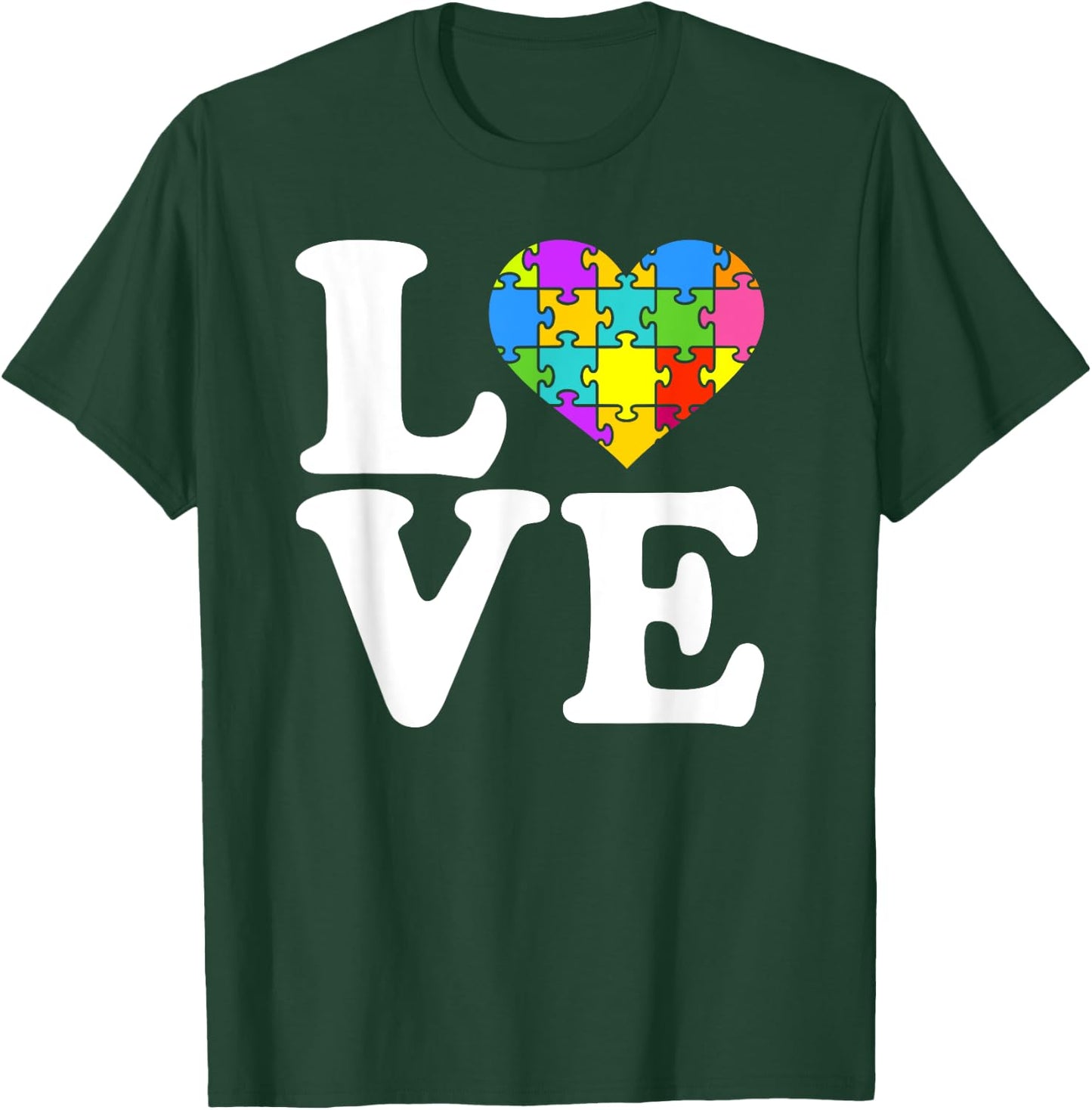 Jigsaw puzzle love T-Shirt - T-Shirt | Forest