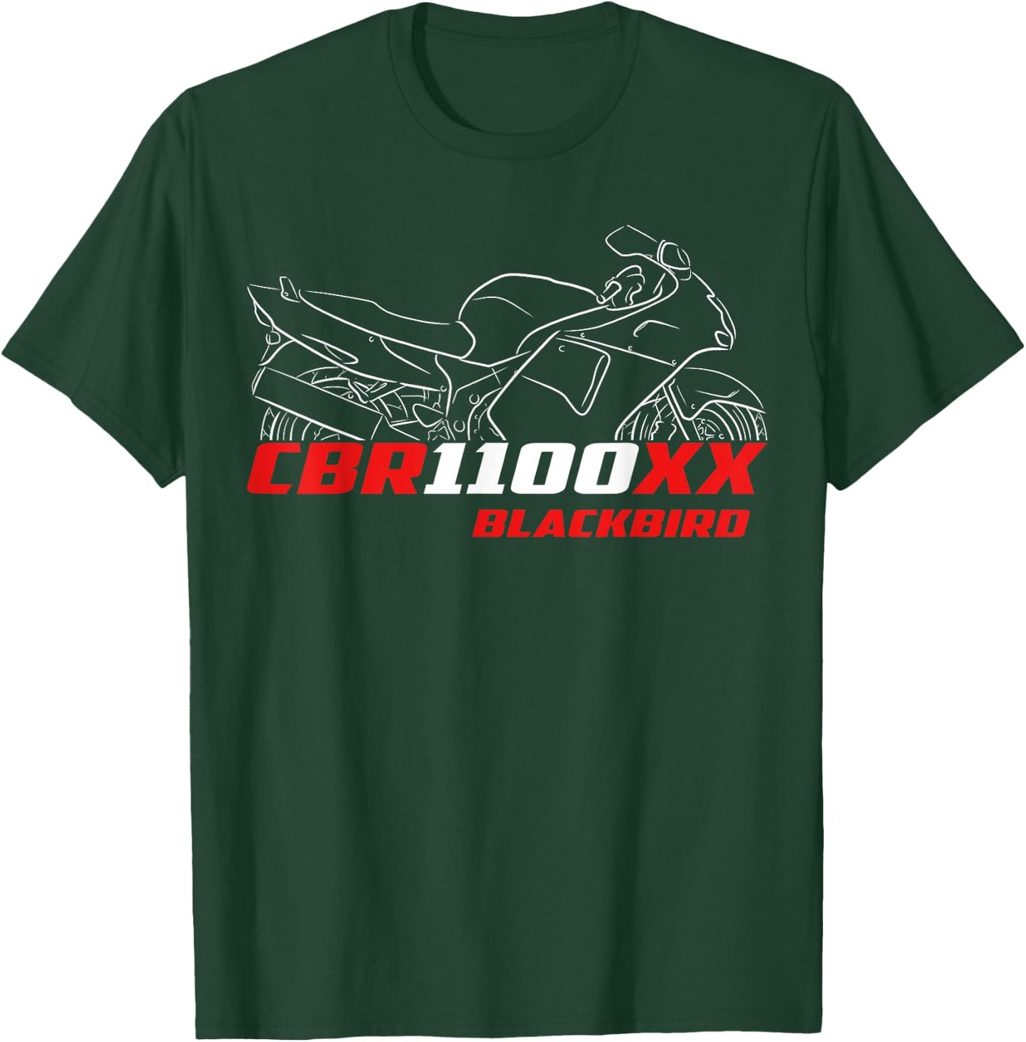 CBR1100XX Blackbird 1996–2007 for Riders, Motorcycle T-Shirt - T-Shirt | Forest