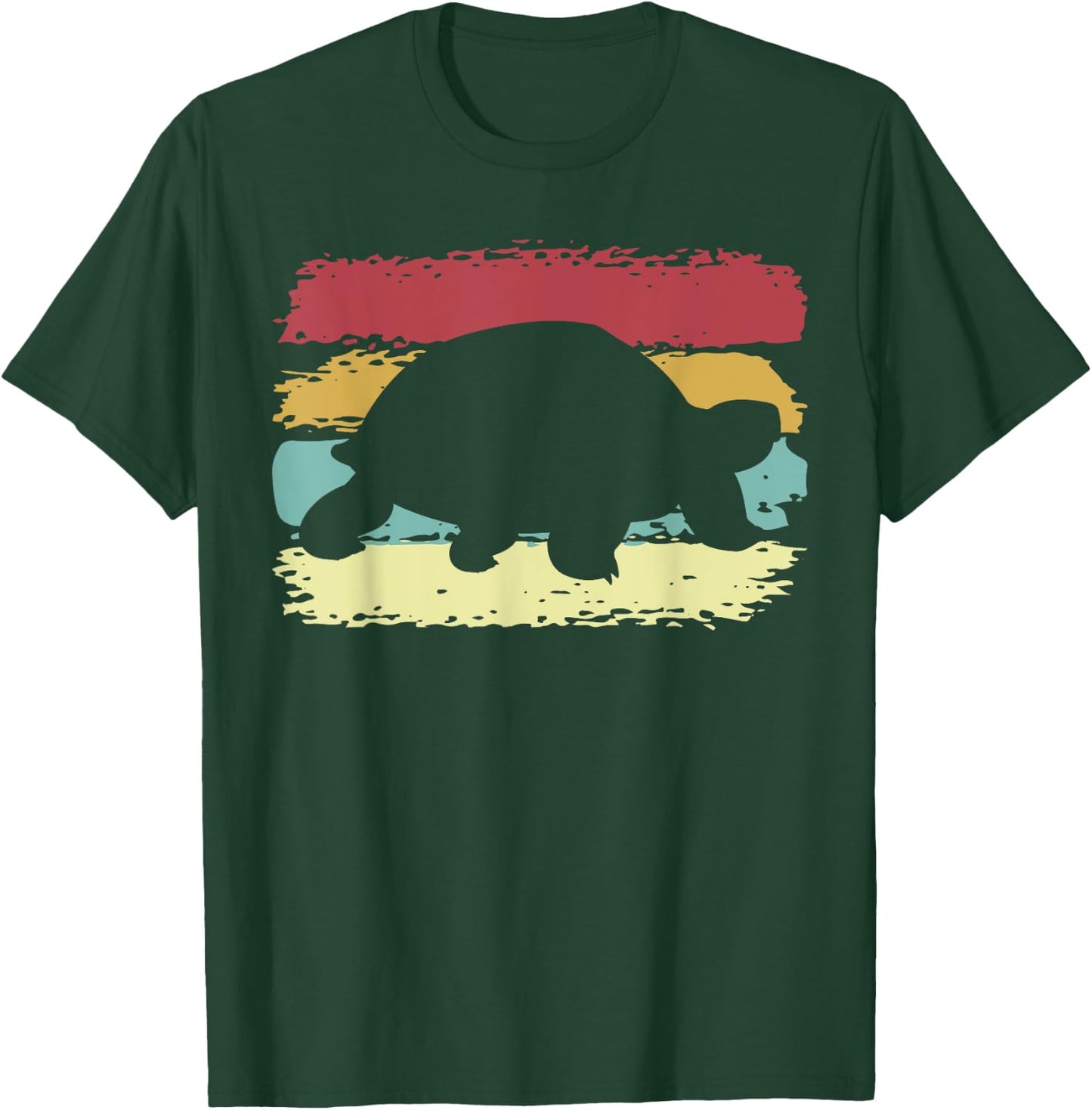 Vintage Tortoises Turtle Lover Funny Tortoise Retro T-Shirt - T-Shirt | Forest