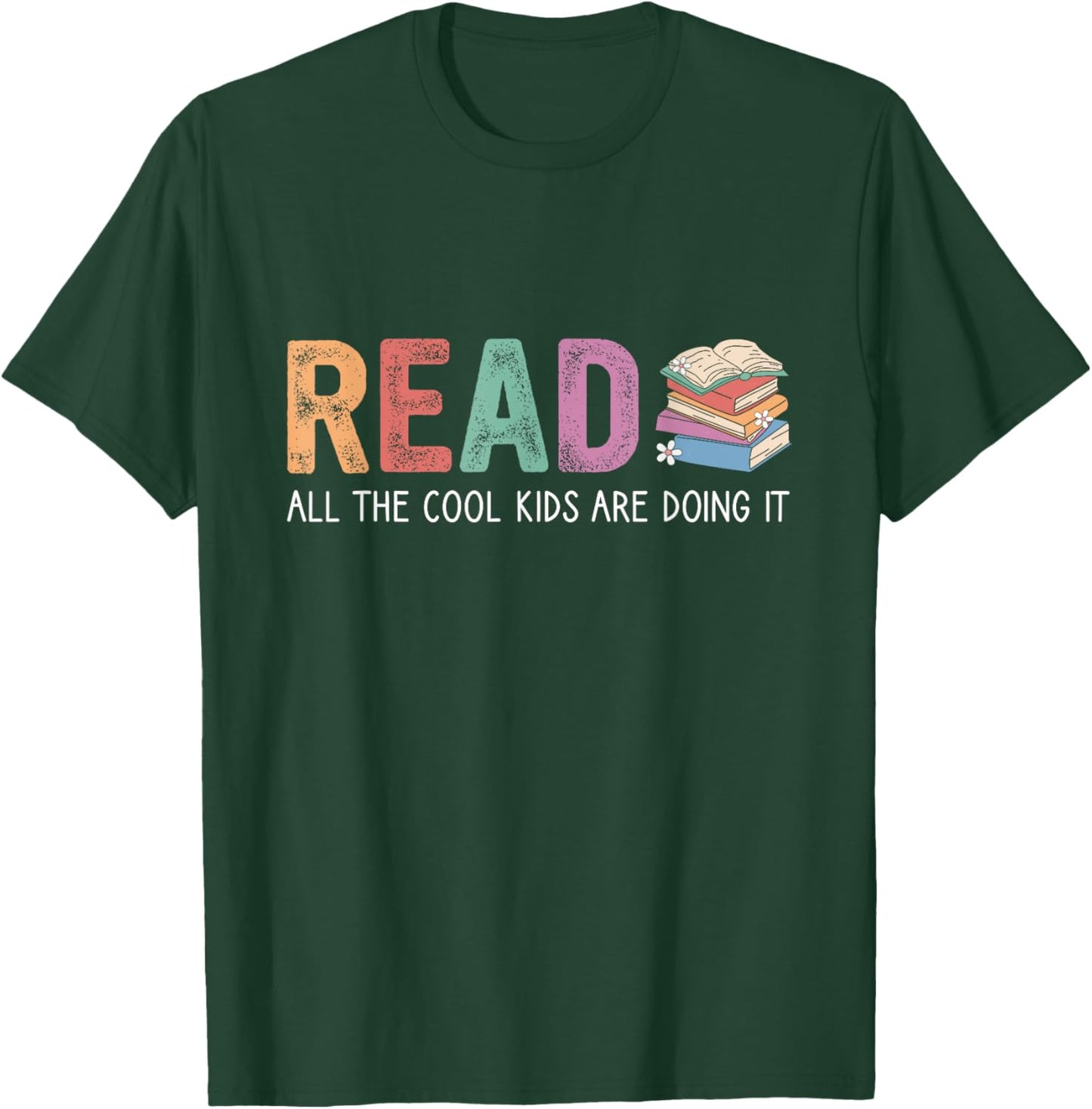 Reading Teacher, Reading All The Cool Kids Are Doing It T-Shirt - T-Shirt | Forest