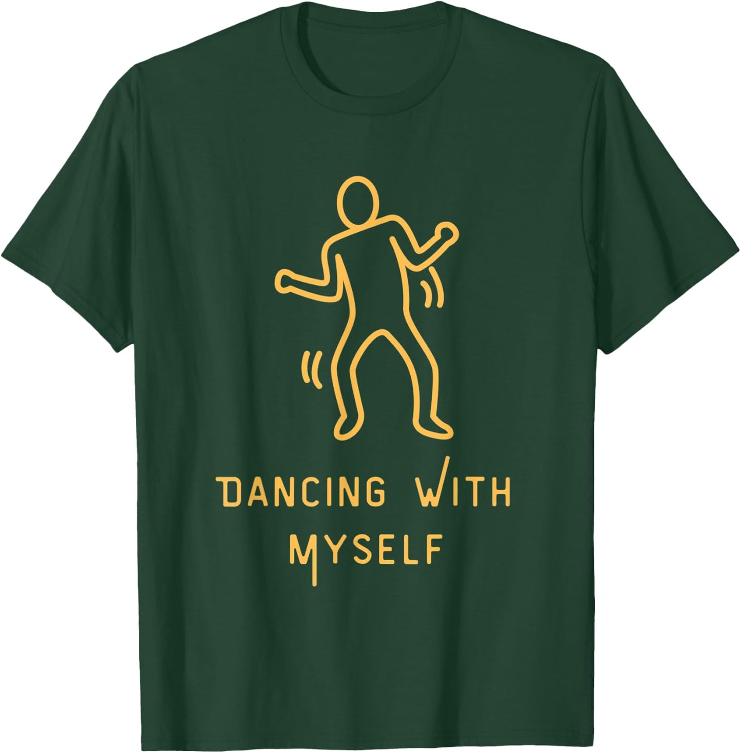 Funny 1980s Dancing With Myself Shirt T-Shirt - T-Shirt | Forest