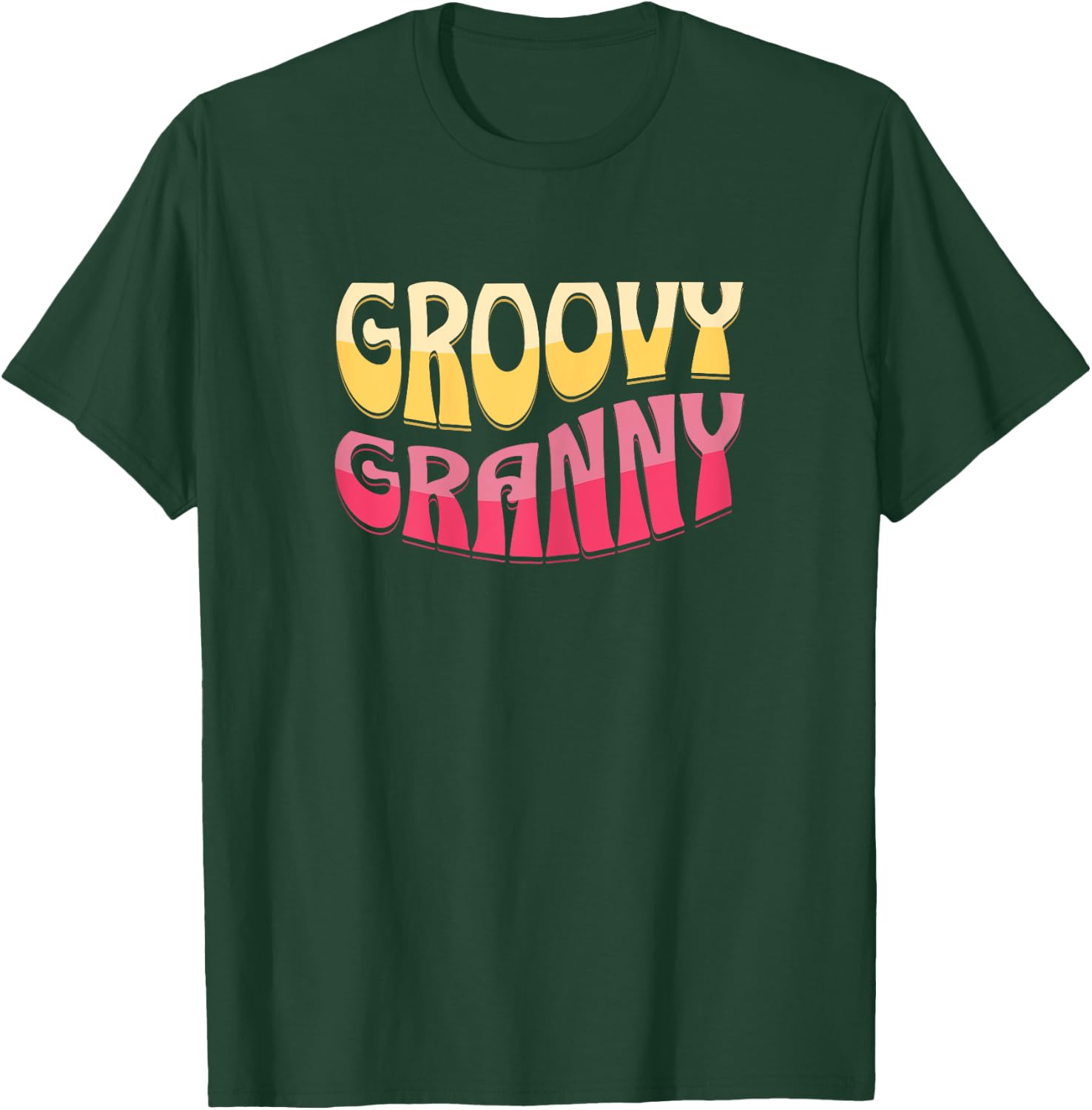 Groovy Granny Shirt 70s Outfits Retro T-Shirt - T-Shirt | Forest
