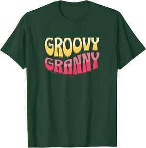 Groovy Granny Shirt 70s Outfits Retro T-Shirt - T-Shirt | Forest