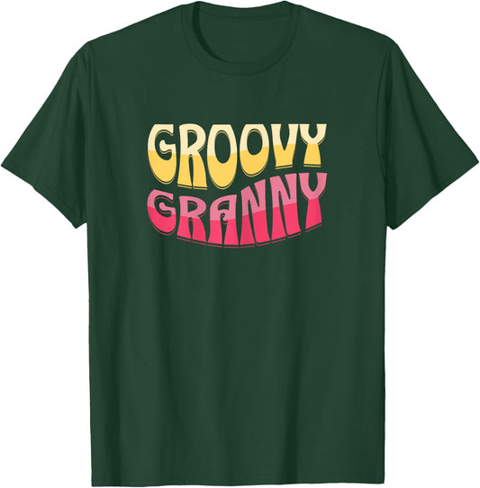 Groovy Granny Shirt 70s Outfits Retro T-Shirt - T-Shirt | Forest