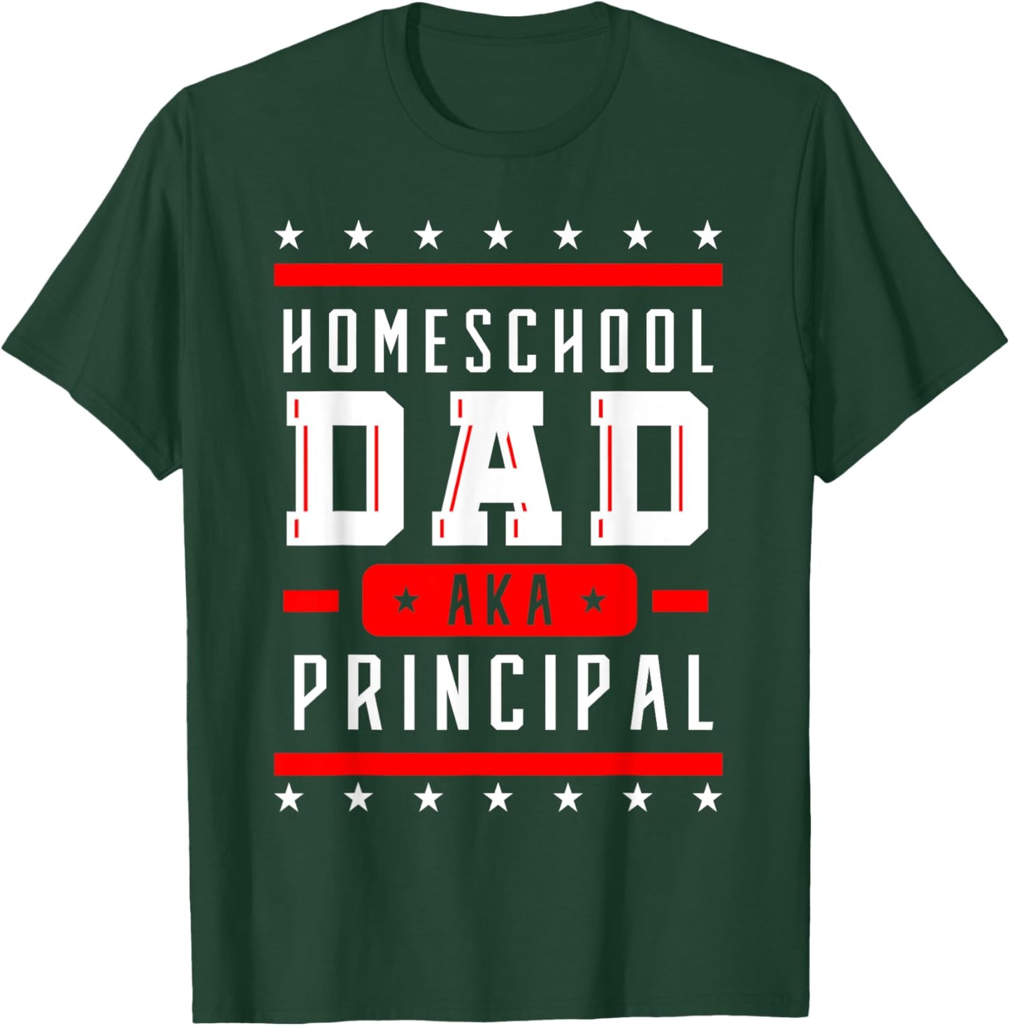 Teacher Principal Dad Homeschool Instructor Father's Day Men Women Girls Kids T-Shirt - T-Shirt | Forest