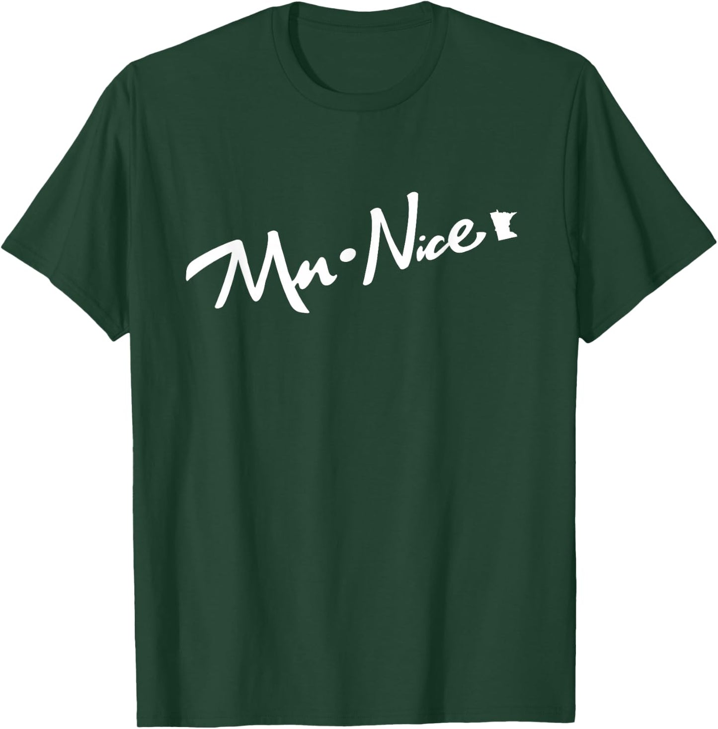 MN Nice Script T-Shirt - T-Shirt | Forest