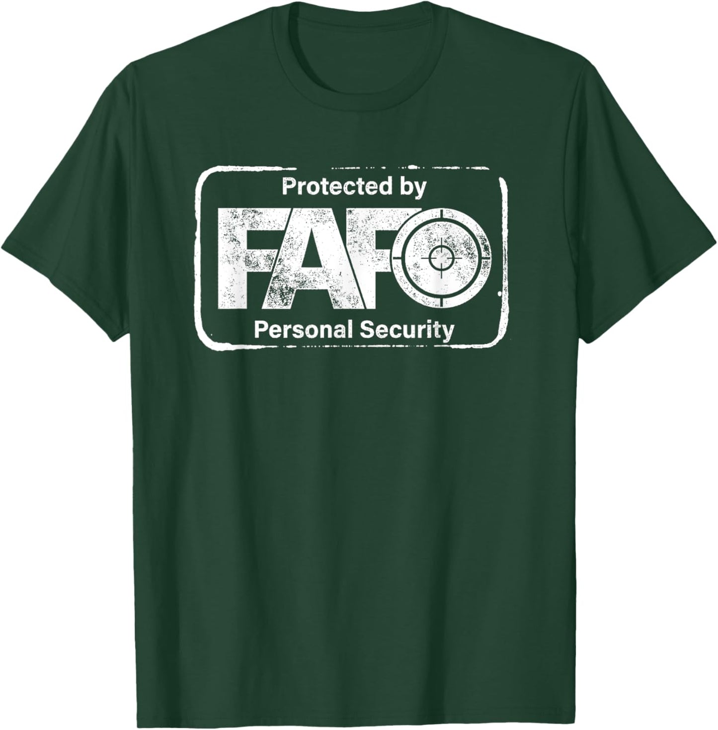 Funny F FAFO Around and Find Out - Gun Advocate Lover T-Shirt - T-Shirt | Forest
