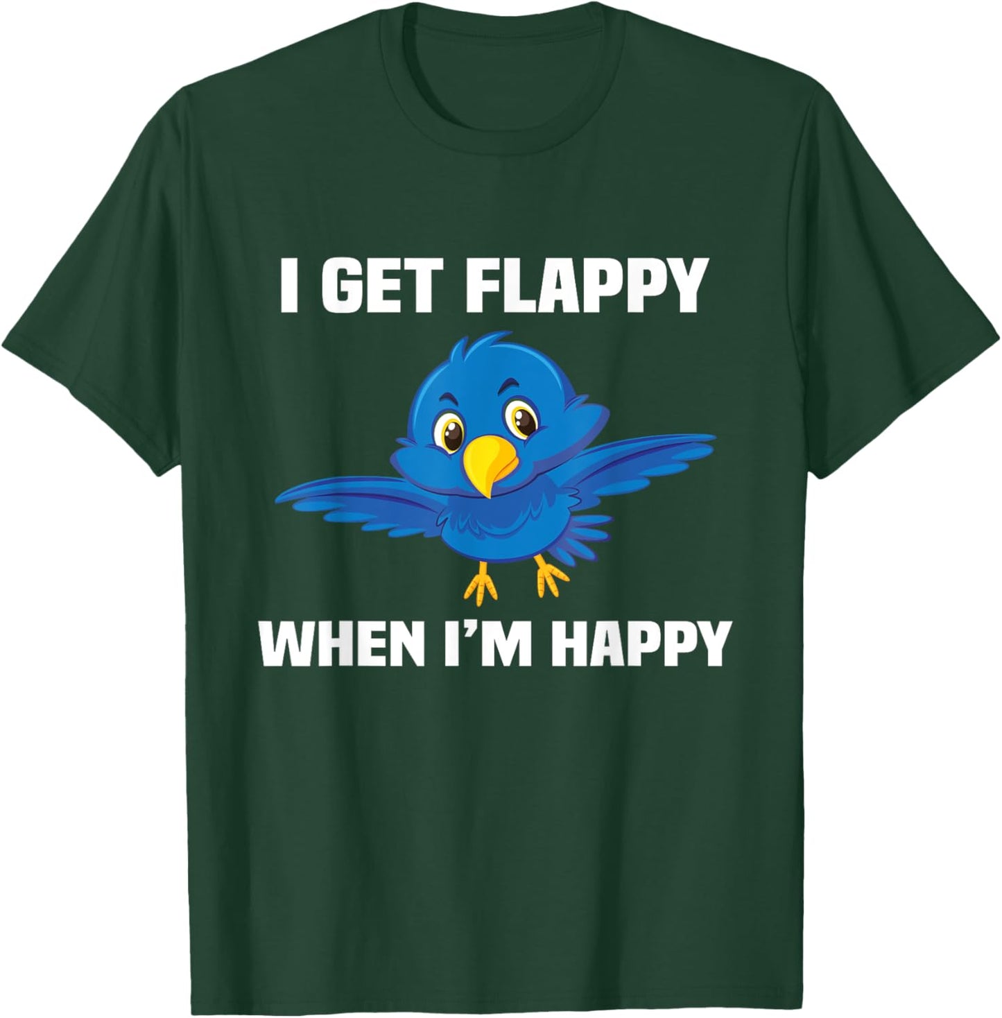 I Get Flappy When I’m Happy Autism Awareness Day Boys T-Shirt - T-Shirt | Forest