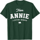 Team Annie Lifetime Member Funny Name Annie T-Shirt - T-Shirt | Forest