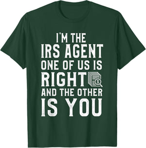 Funny IRS Special Agent T-Shirt - T-Shirt | Forest