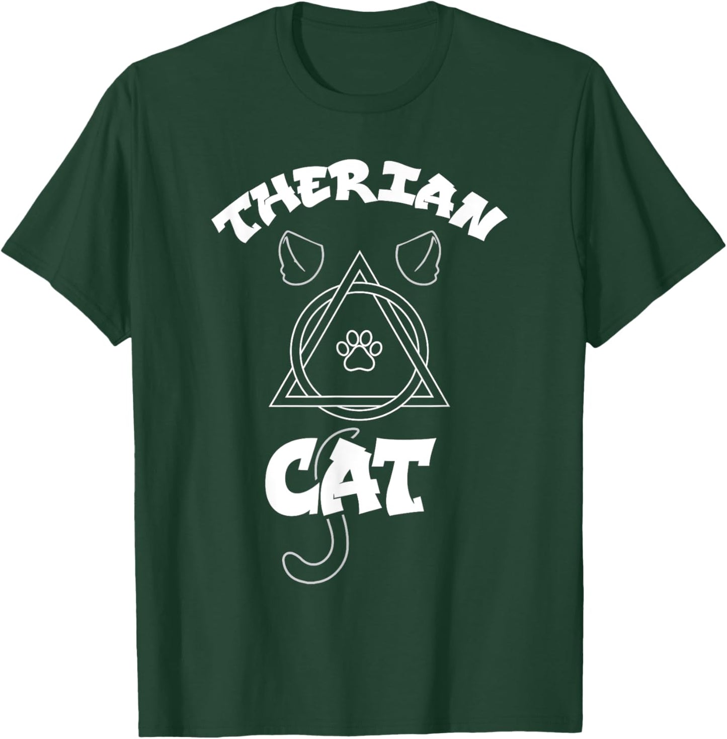 Therian Cat Kin Alter Kin Otherkin Therian T-Shirt - T-Shirt | Forest