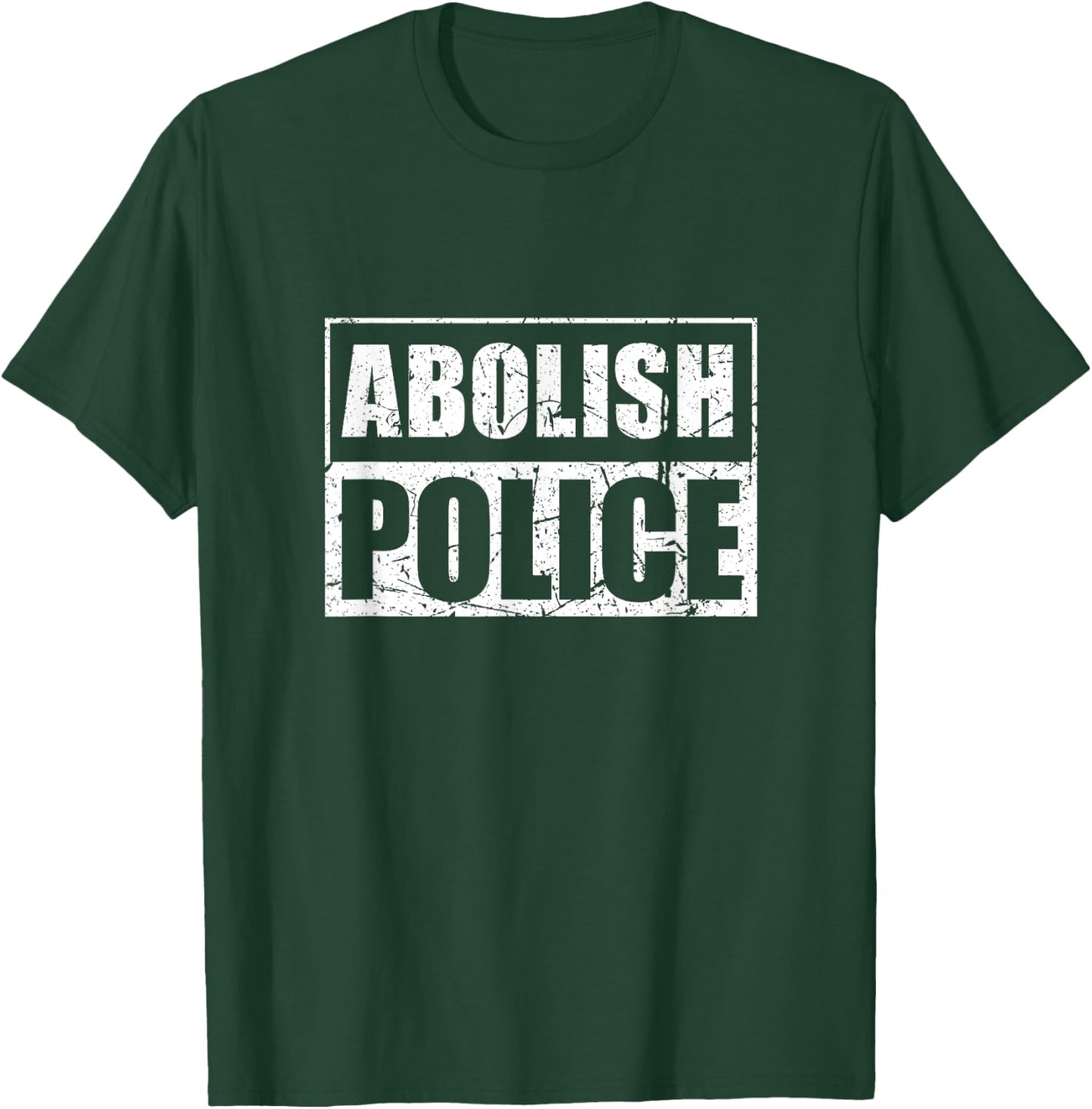 Abolish Police Graphic Print T-Shirt - T-Shirt | Forest