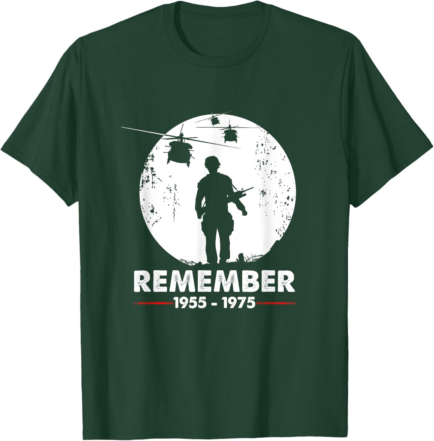 Vietnam War Remember - Military Veteran T-Shirt - T-Shirt | Forest