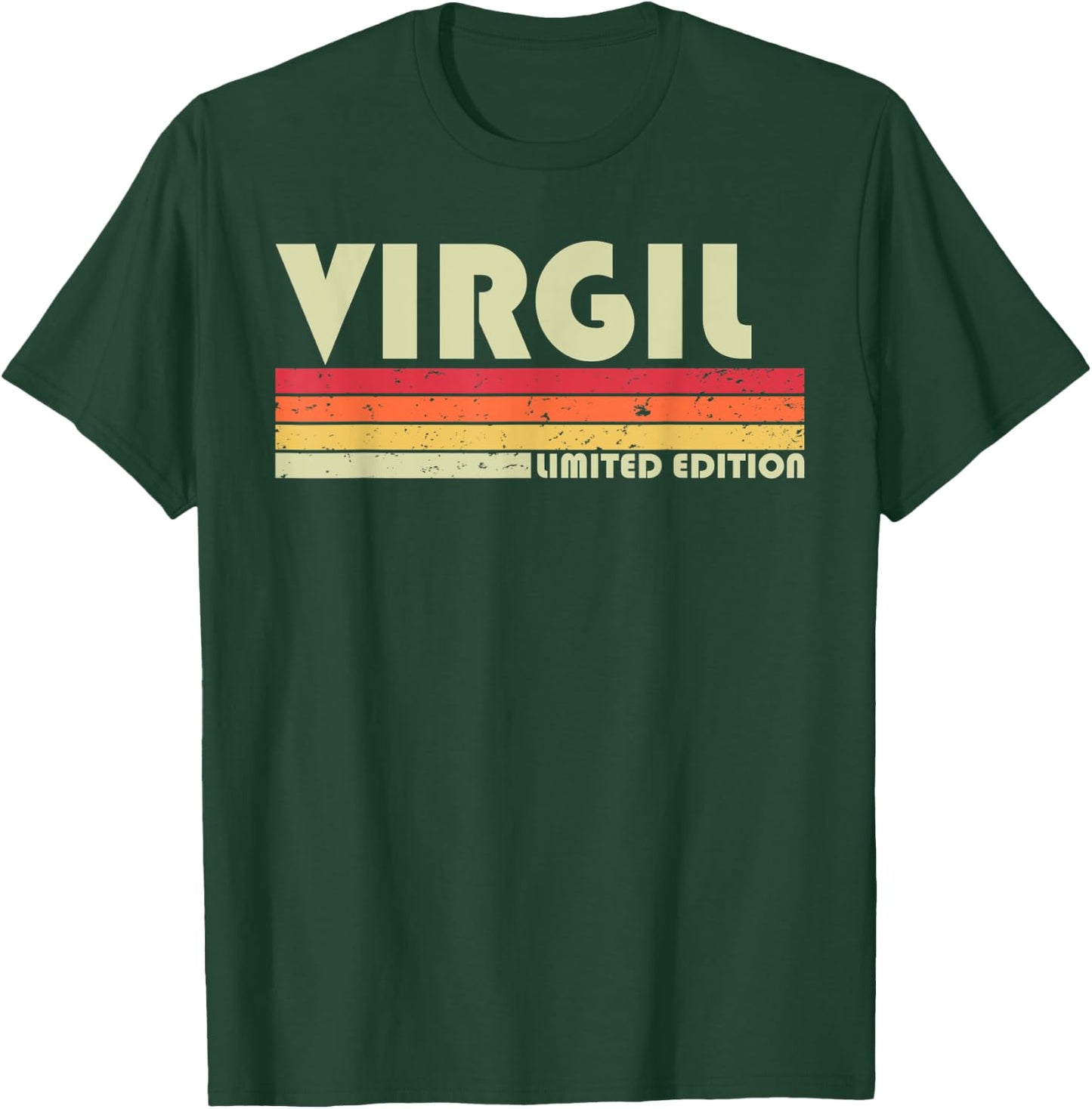 VIRGIL Gift Name Personalized Funny Retro Vintage Birthday T-Shirt - T-Shirt | Forest