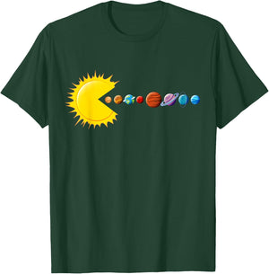 Funny Planetary System Planets Sun- Space & Pluto Astronomy T-Shirt - T-Shirt | Forest