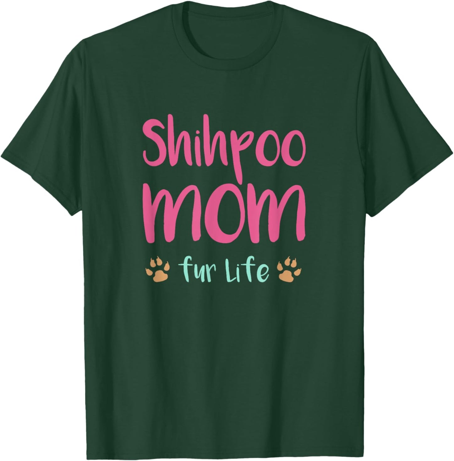 Shihpoo Mom Shih Tzu Poodle Mom T-Shirt - T-Shirt | Forest
