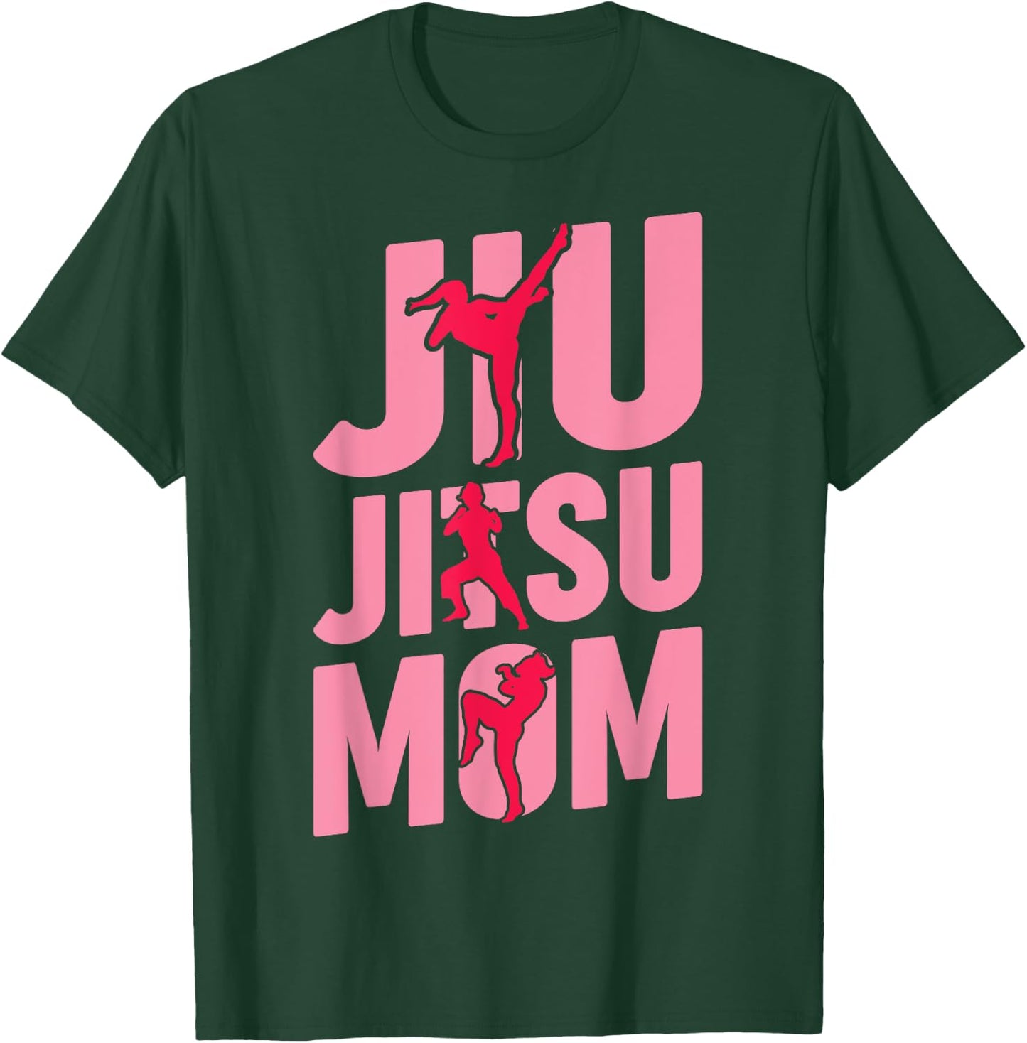 Martial Art Jiu Jitsu Mom Sport T-Shirt - T-Shirt | Forest