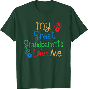 Kids My Great Grandparents Love Me T-Shirt - T-Shirt | Forest