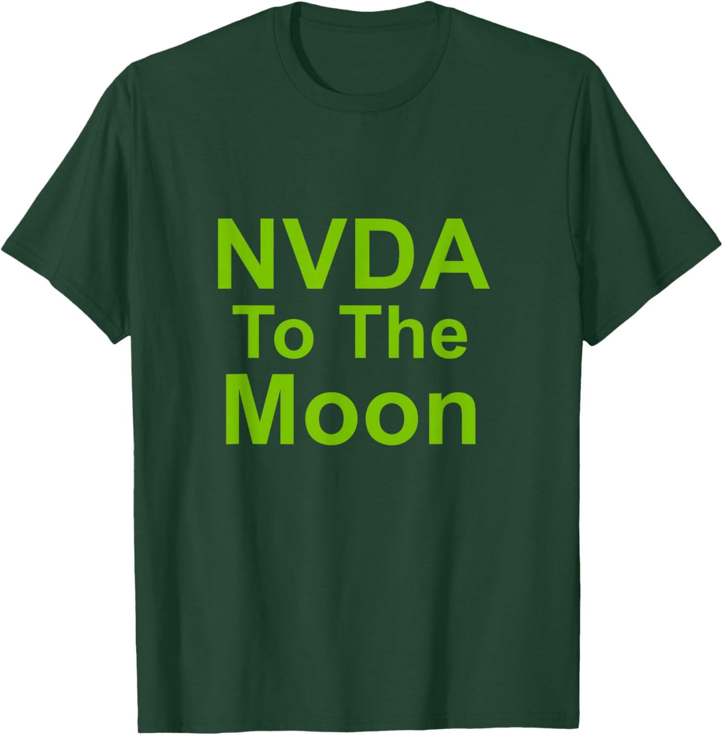NVDA To The Moon T-Shirt - T-Shirt | Forest