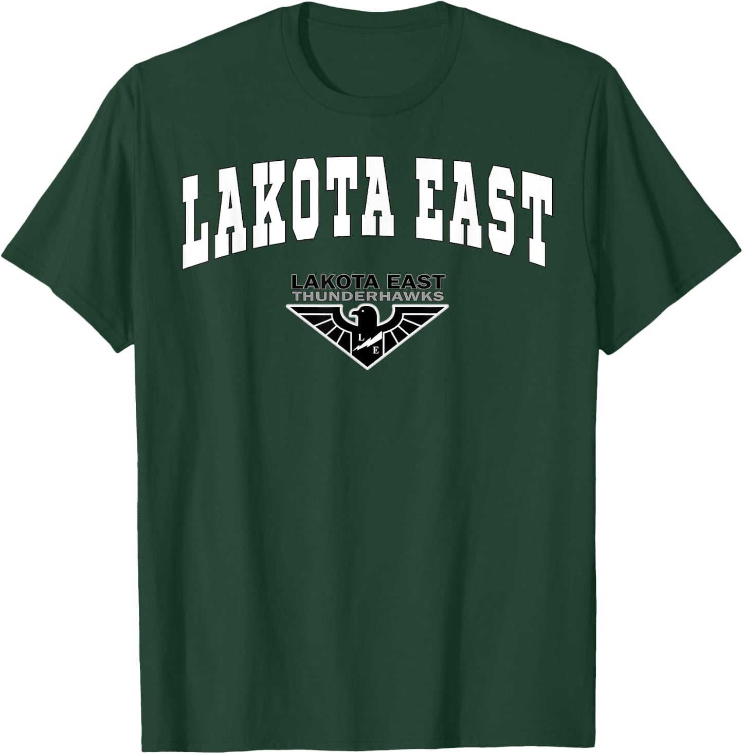 Lakota East High School Thunderhawks C2 T-Shirt - T-Shirt | Forest