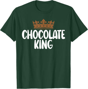 Chocolate Lover Chocolate King T-Shirt - T-Shirt | Forest