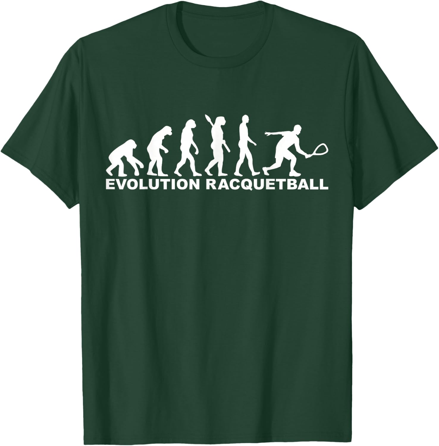 Evolution racquetball T-Shirt - T-Shirt | Forest