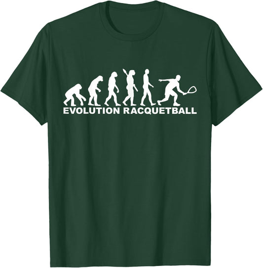 Evolution racquetball T-Shirt - T-Shirt | Forest