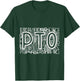 Typography Designs PTO Nurse 2021 T-Shirt - T-Shirt | Forest