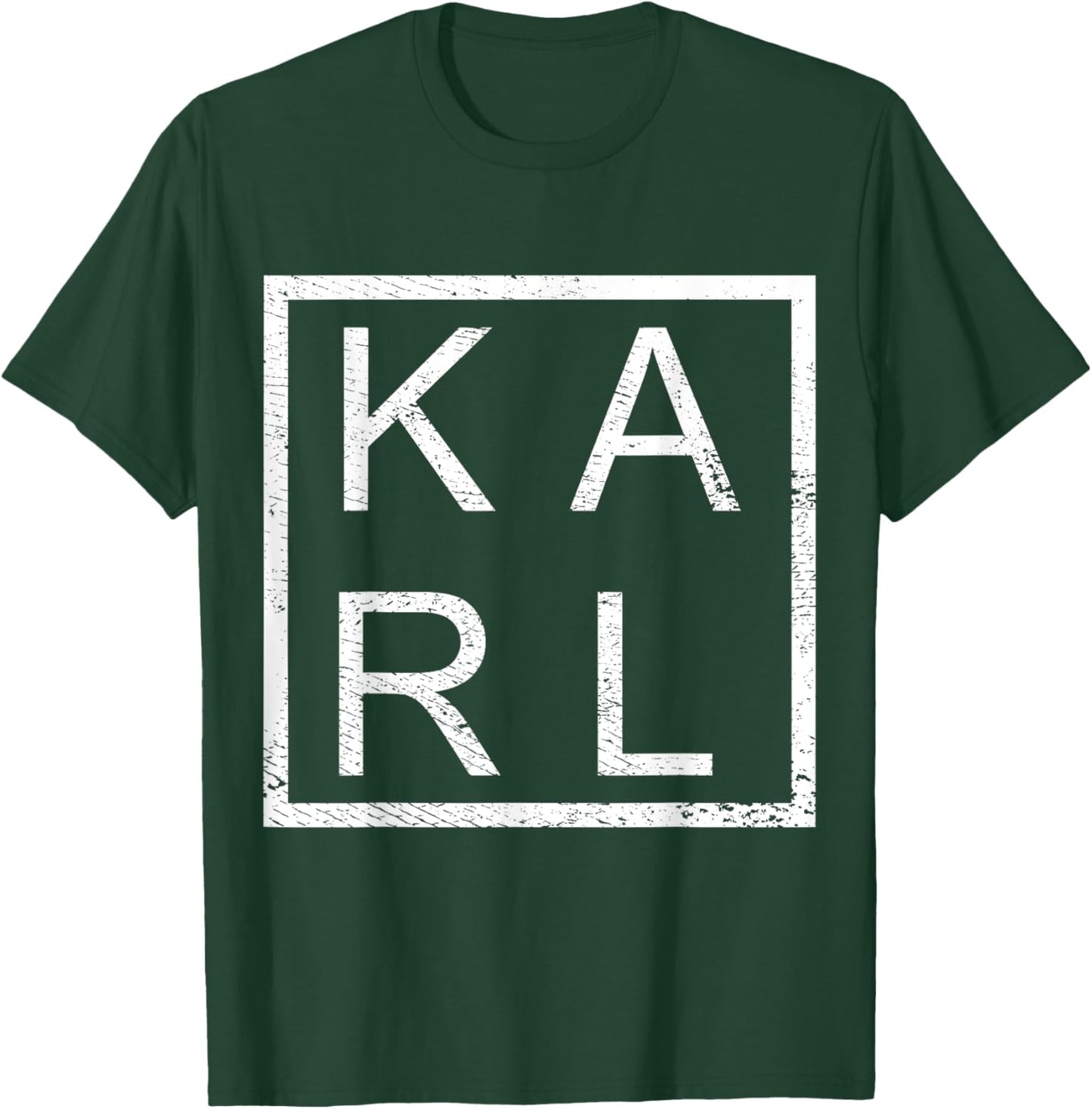 Karl Personalized, Karl Name, Boy Man Karl T-Shirt - T-Shirt | Forest