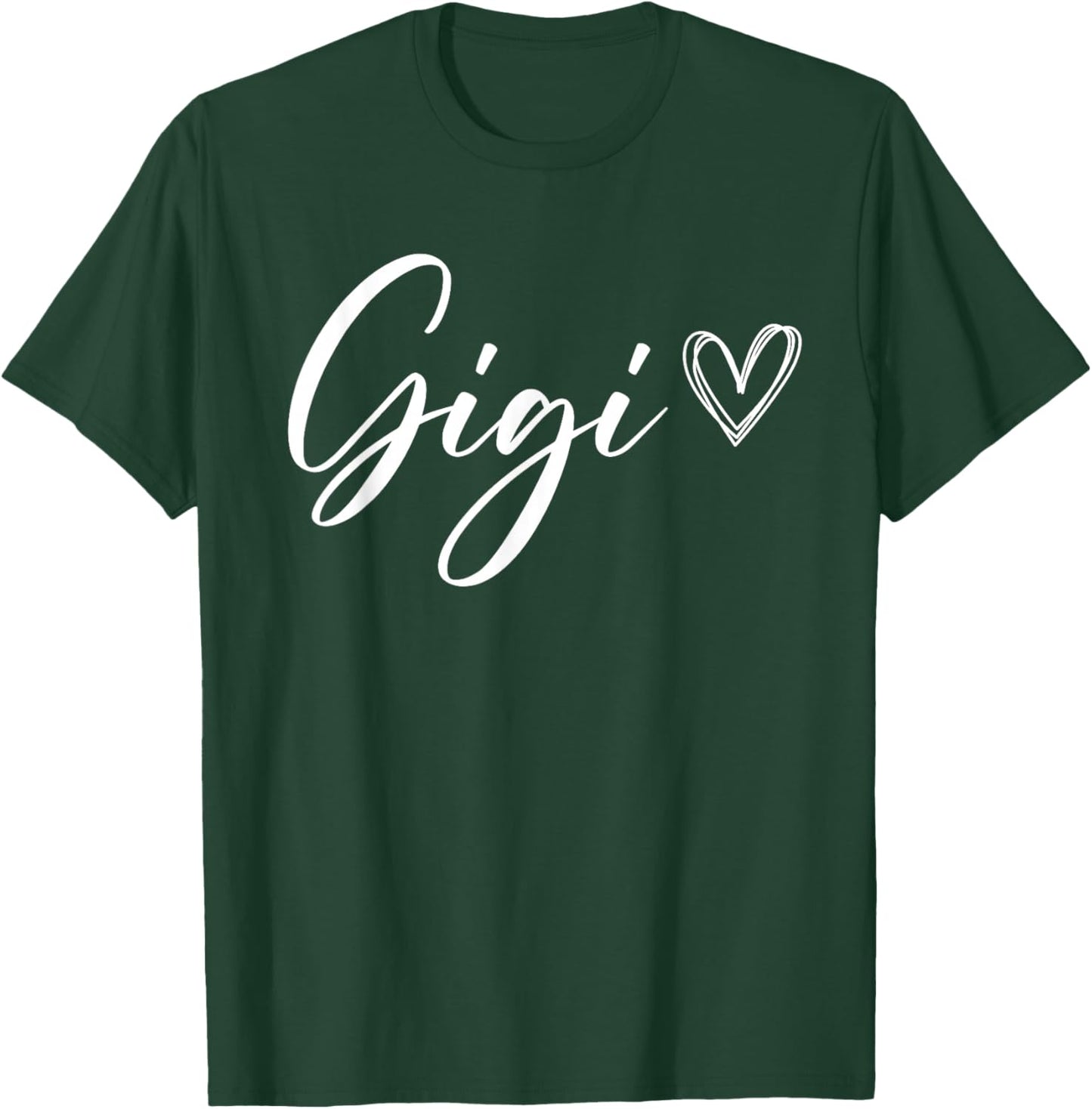 Gigi for Grandma Grandmother Announcement Mothers Day T-Shirt - T-Shirt | Forest