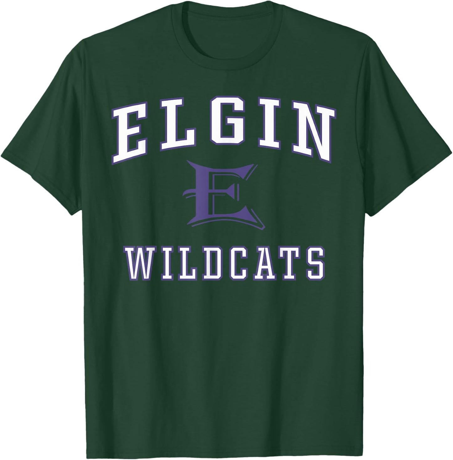 Elgin High School Wildcats C1 T-Shirt - T-Shirt | Forest