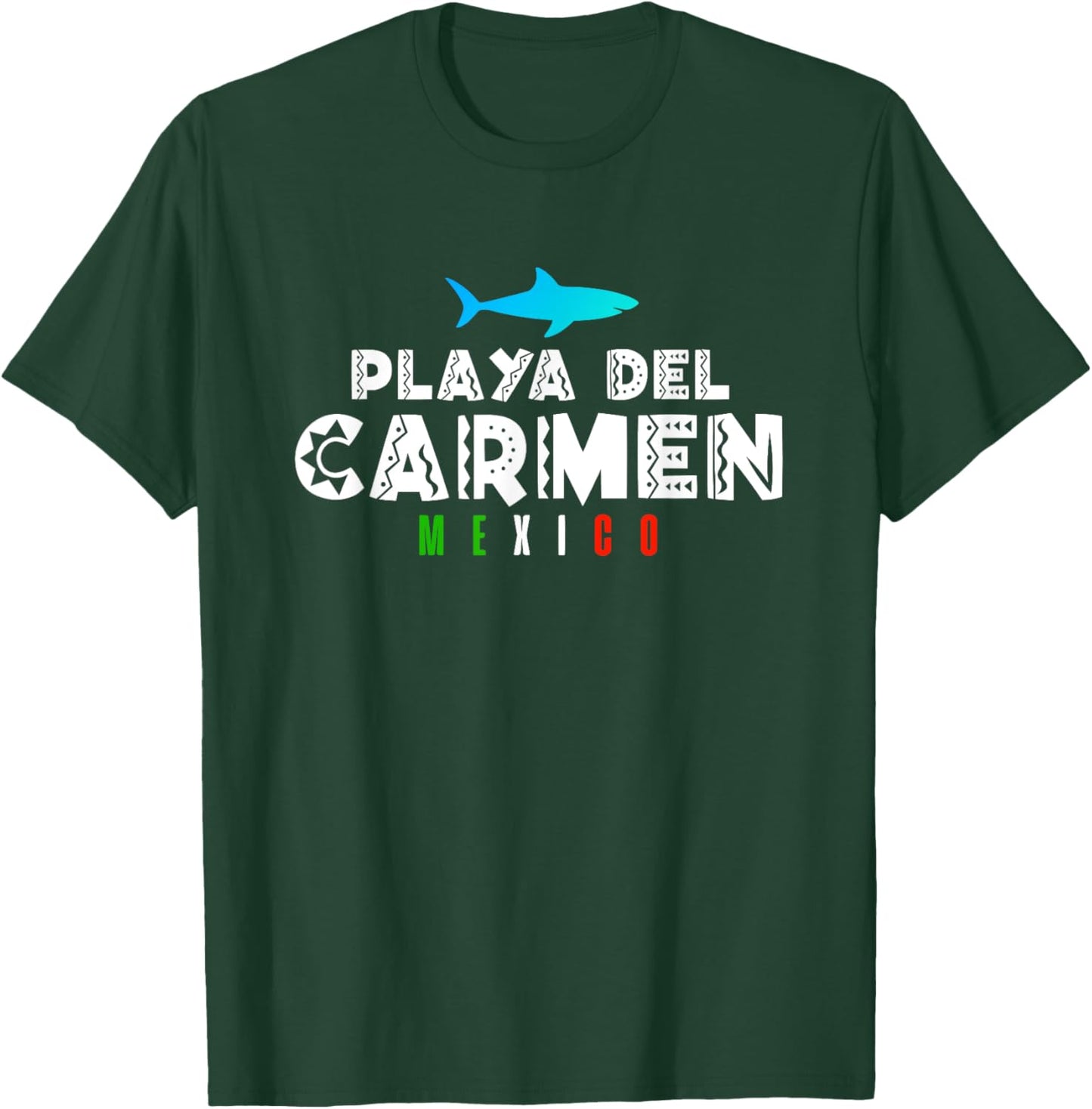 Playa Del Carmen Mexico Vacation Souvenir Gift T-Shirt - T-Shirt | Forest