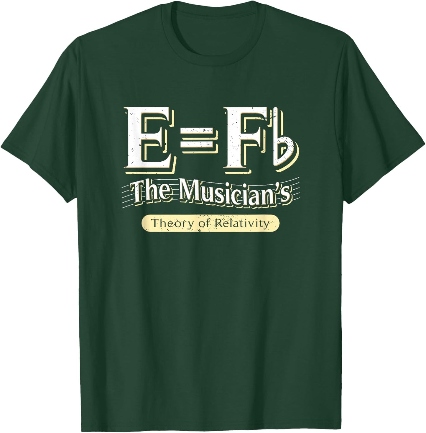 E=Fb Piano Player Teacher Humor Pianist Theory Of Relativity T-Shirt - T-Shirt | Forest