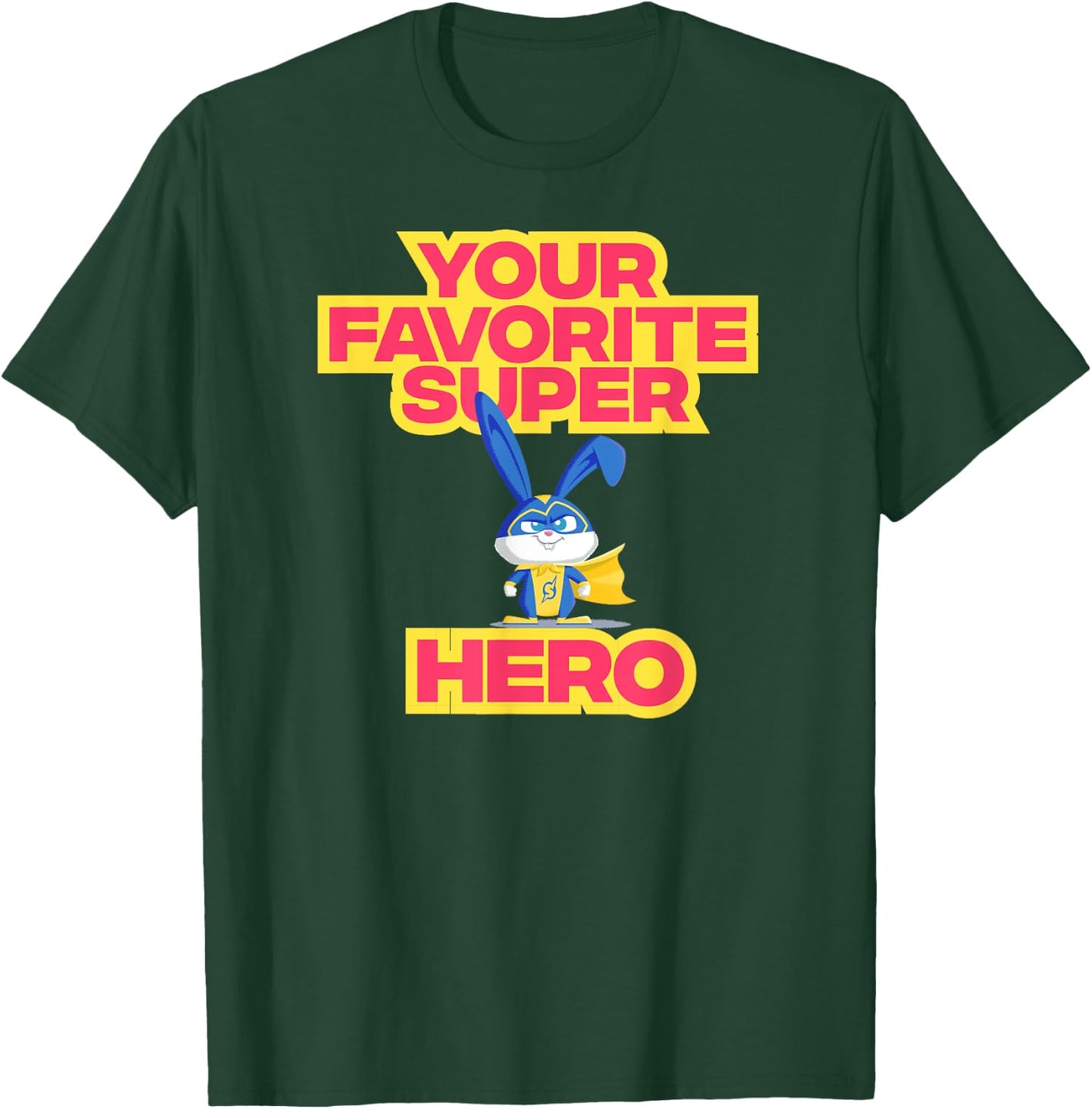 Pets 2 Snowball Your Favourite Superhero T-Shirt - T-Shirt | Forest