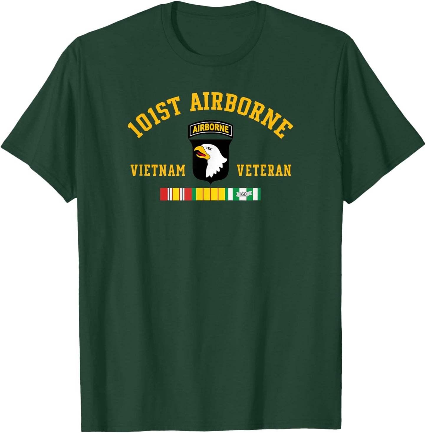 101st Airborne Division Vietnam Veteran Military Veteran Day T-Shirt - T-Shirt | Forest