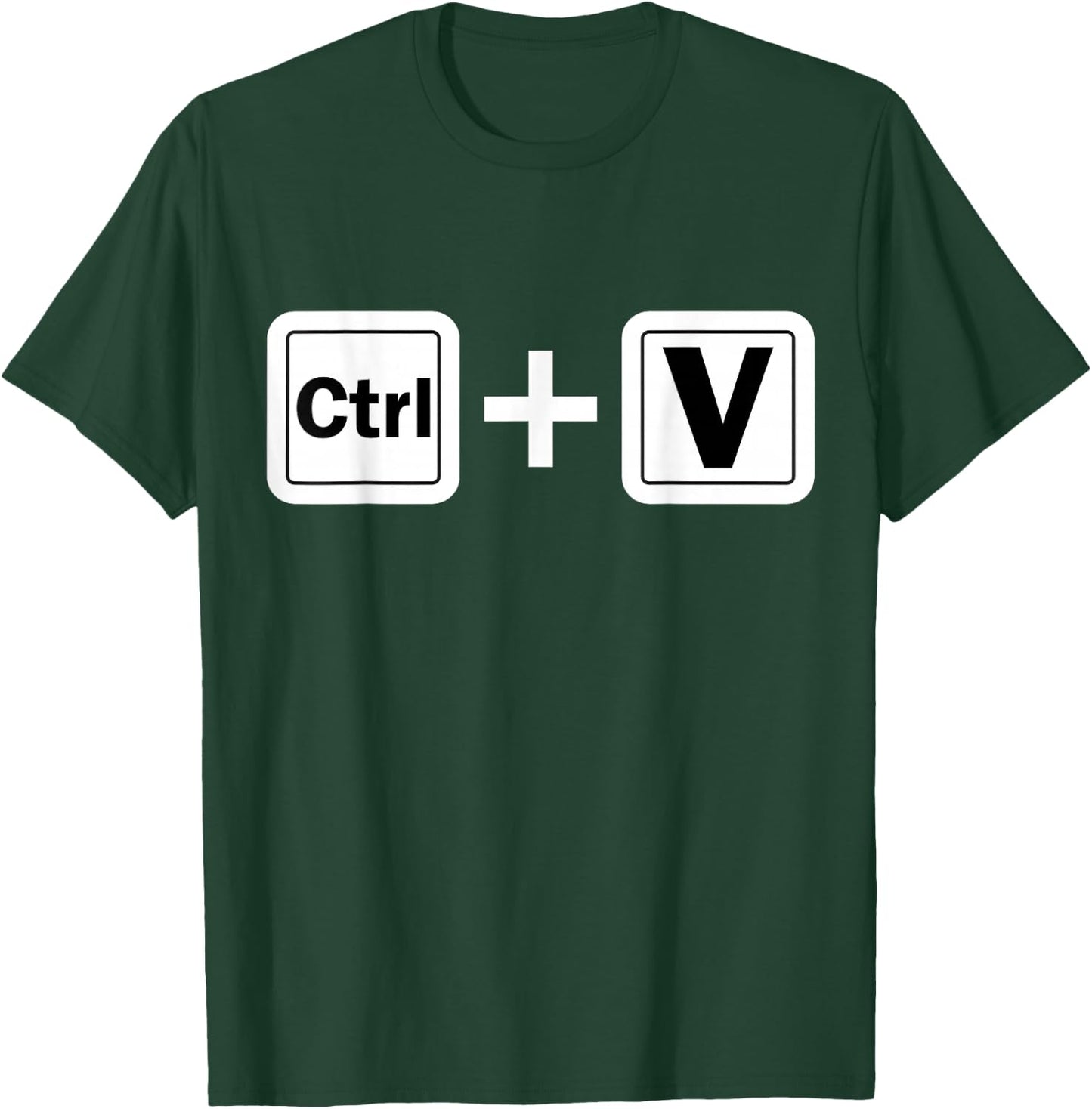 Ctrl V Funny Family Matching Copy Paste T-Shirt - T-Shirt | Forest