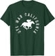 Del Mar California Del Mar California Horse Racing Black -Adults Small Classic Fit Short Sleeve Horse Racing Enthusiasts, Men, Women T-Shirt - T-Shirt | Forest