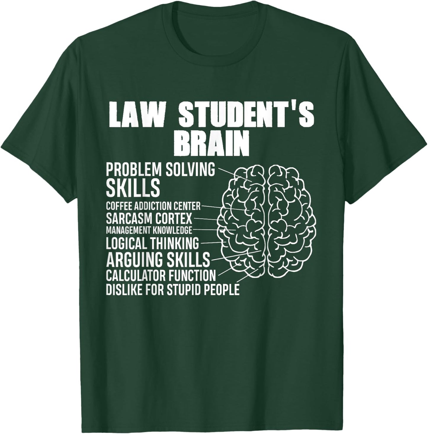 Funny Law Students Saying, Lawyer gift, Study, Law Student T-Shirt - T-Shirt | Forest