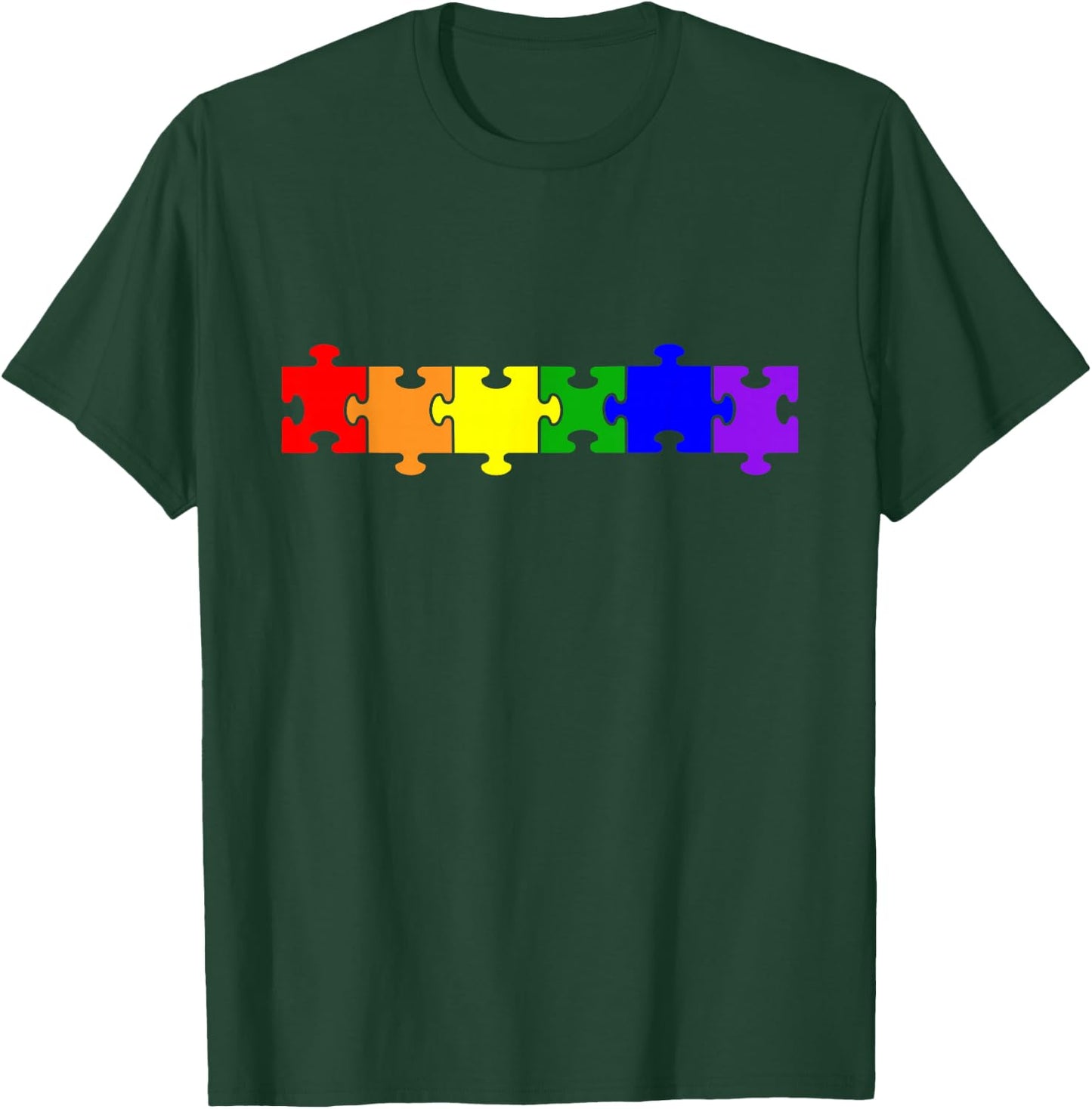 Colourful Puzzle T-Shirt - T-Shirt | Forest