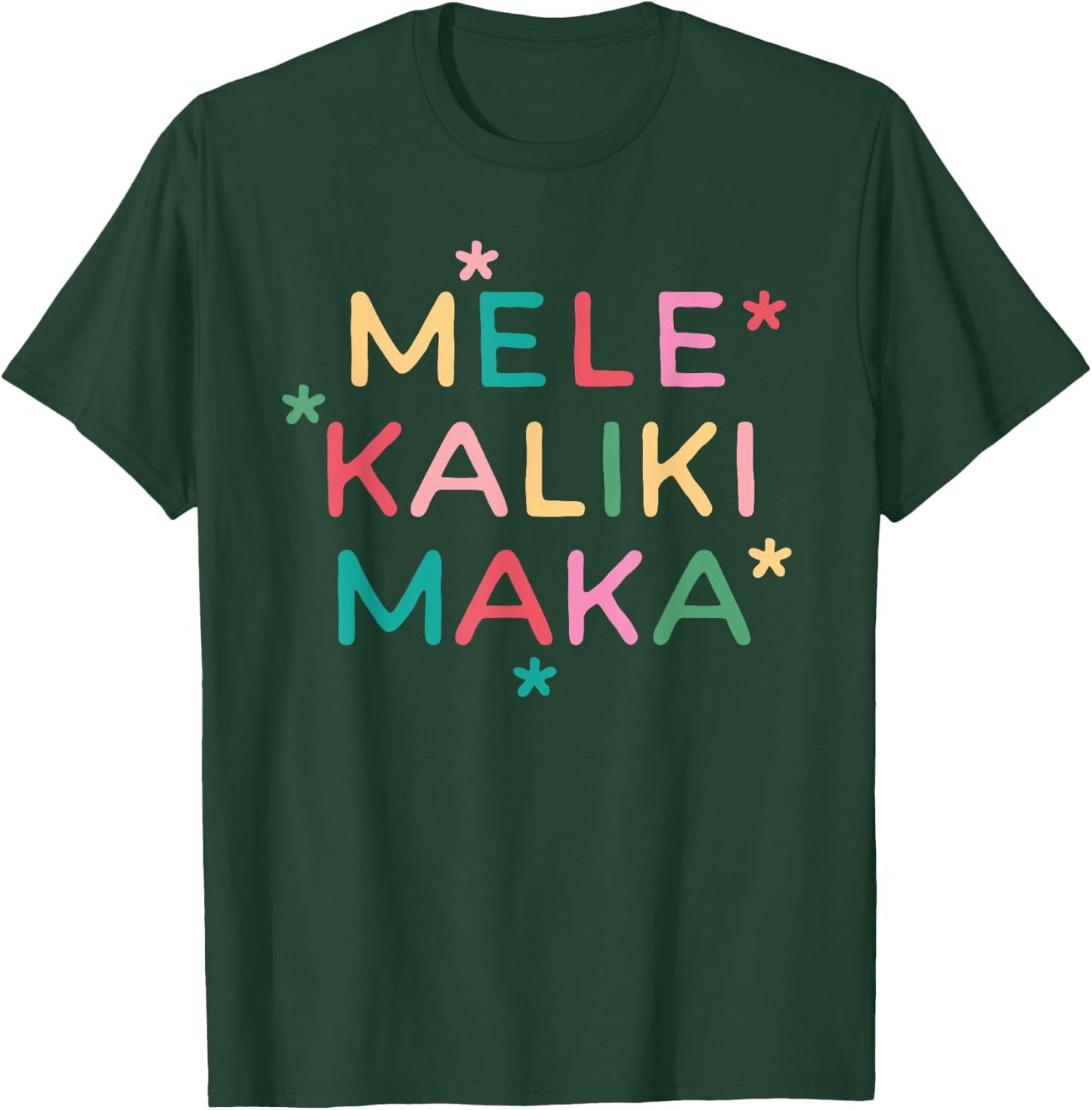 Retro Mele Kalikimaka Tropical Vintage Hawaiian Christmas T-Shirt - T-Shirt | Forest