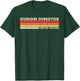 CLINICAL DIRECTOR Funny Job Title Profession Birthday Worker T-Shirt - T-Shirt | Forest