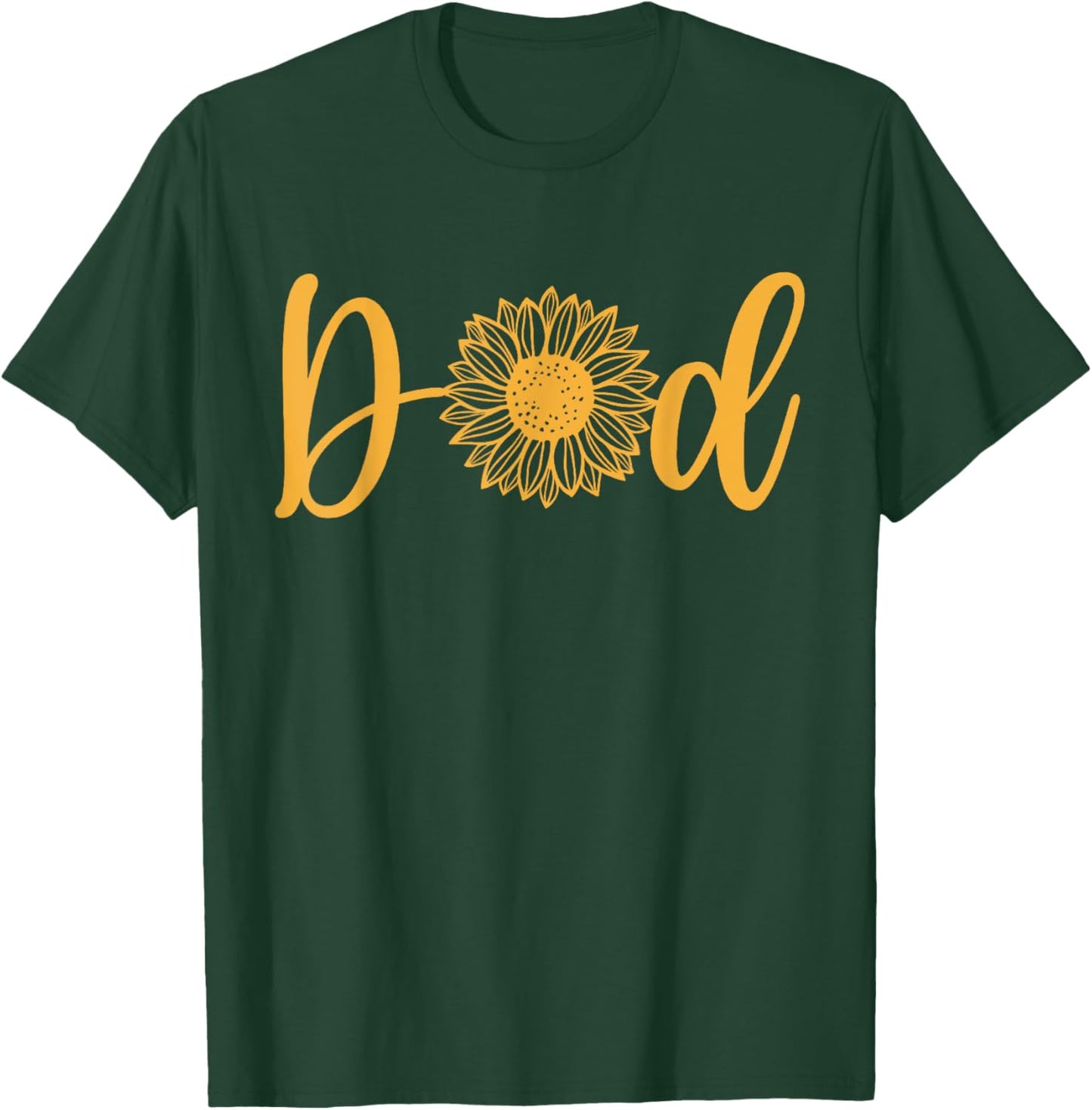 Dad Of The Birthday Girl Sunflower Party Family Matching T-Shirt - T-Shirt | Forest